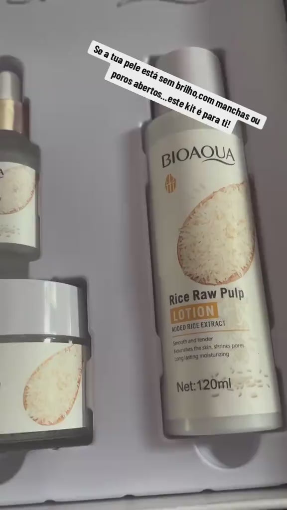 BIOAQUA RICE RAW- Rejuvenesça a pele